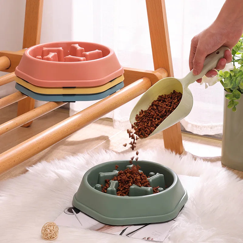 Slow Feeder Pet Bowl – Anti-Choke & Non-Slip Design