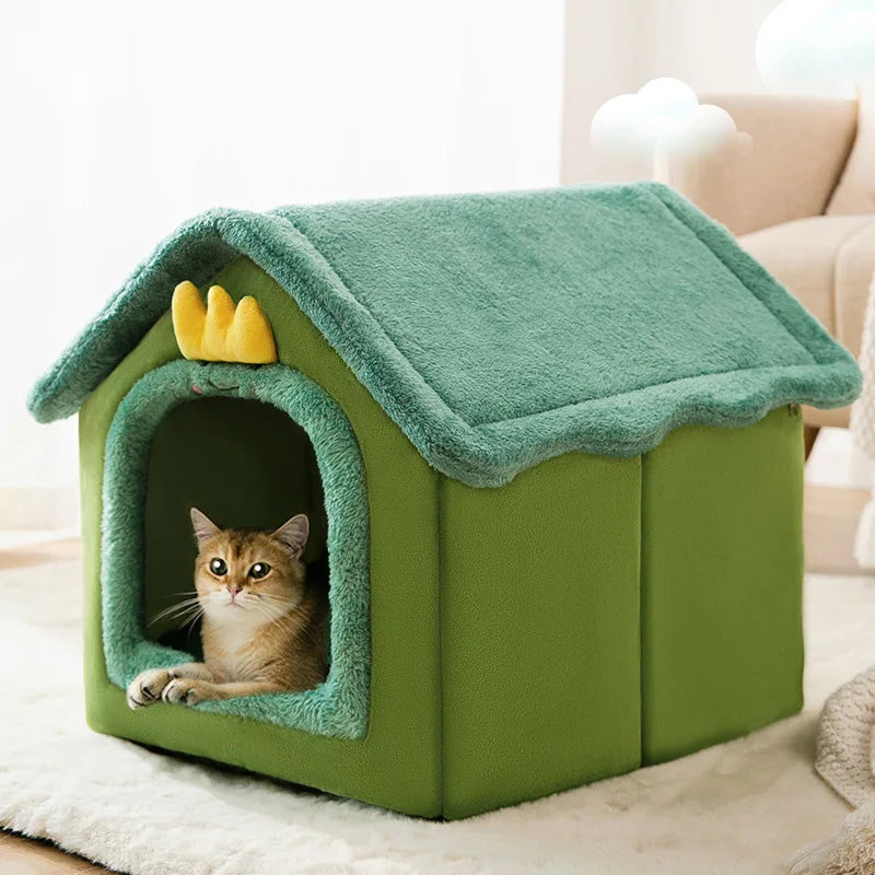 Foldable Dog House Bed