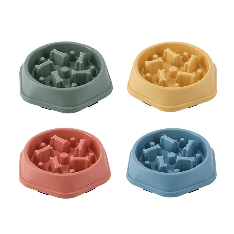Slow Feeder Pet Bowl – Anti-Choke & Non-Slip Design