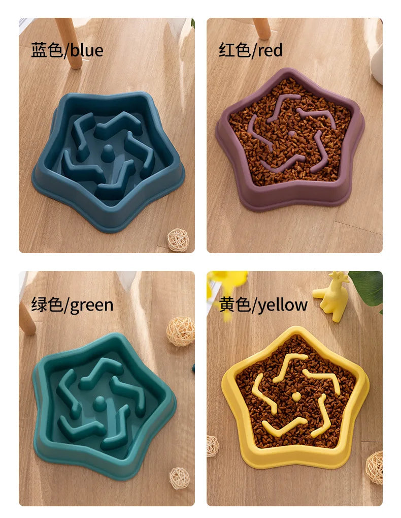 Slow Feeder Pet Bowl – Anti-Choke & Non-Slip Design