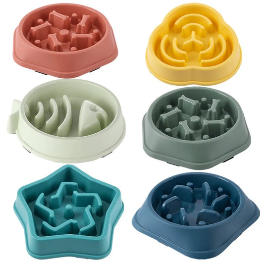 Slow Feeder Pet Bowl – Anti-Choke & Non-Slip Design
