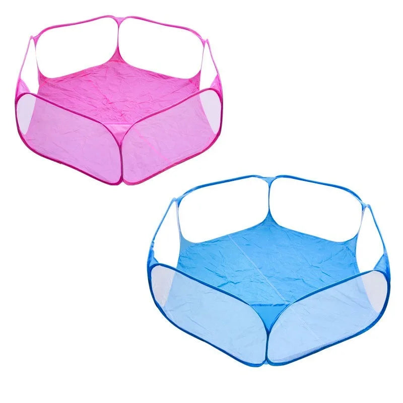 Portable Pet Playpen – Pink, Blue, or Black