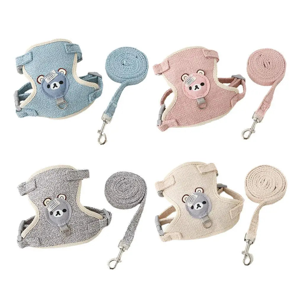Undershirt Style Pet Leash & Harness Set