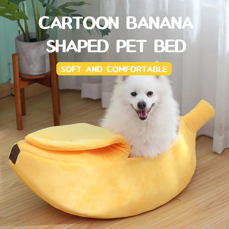 Banana Cat Bed – Funny & Cozy Hideaway