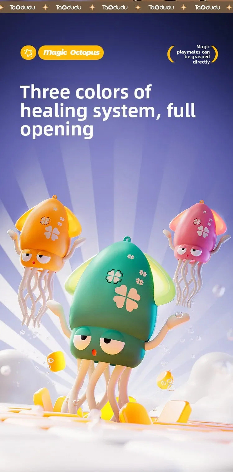 Dancing Squid Electronic Toy - Rechargeable Interactive Pet Entertainment