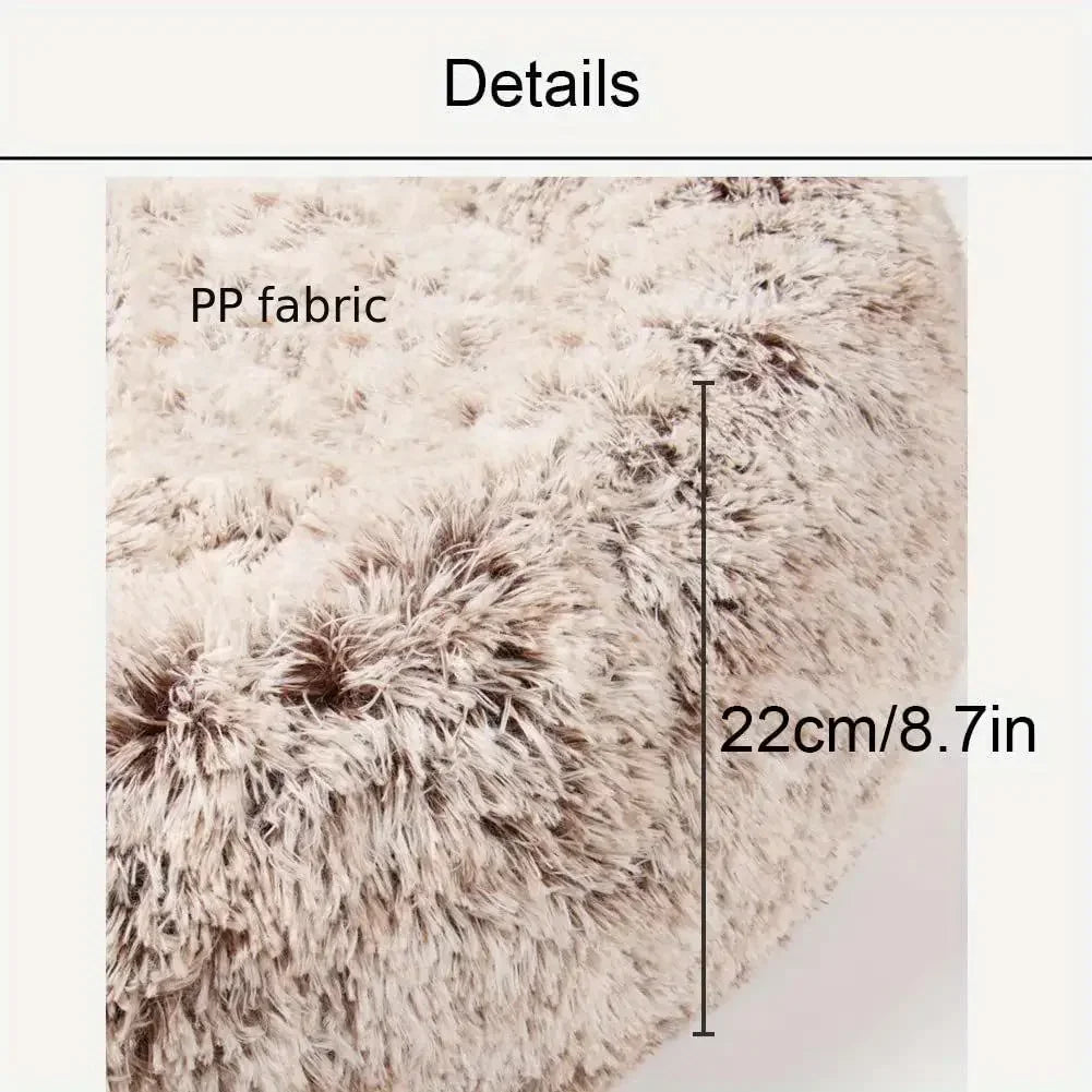 Plush Sofa-Style Pet Bed