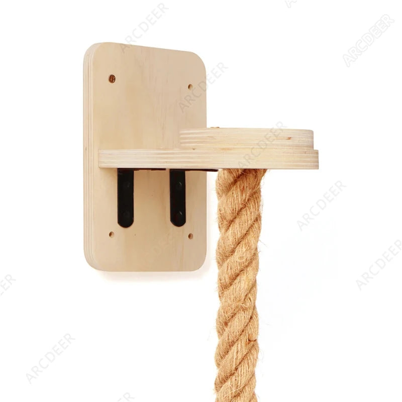 Cat Climbing Rope Tower