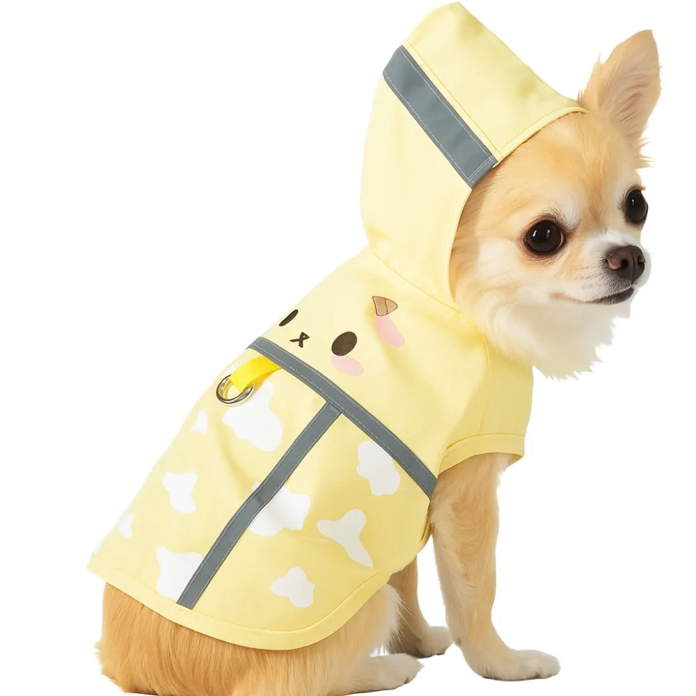 Cartoon Dog Raincoat – Waterproof & Reflective