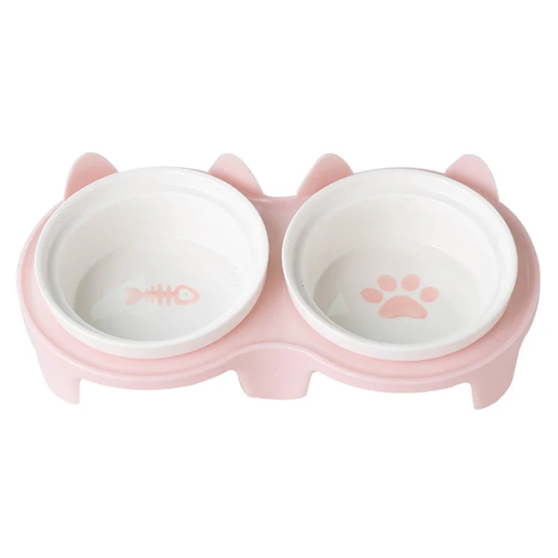 Pet Ceramic Feeding Bowl - Spine-Friendly Design