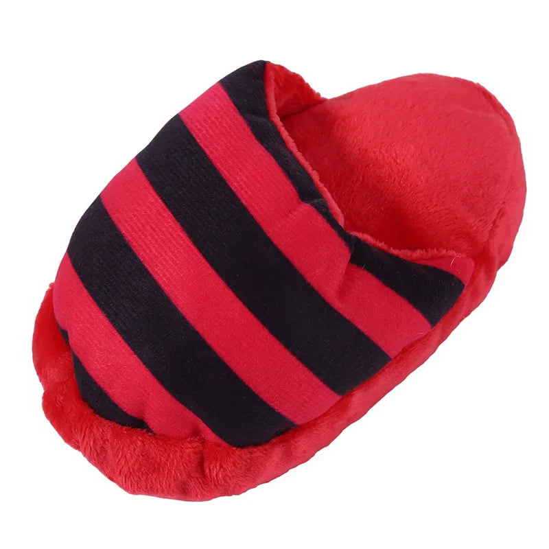 Pet Toys Squeaker Plush Slipper & Ball Combo