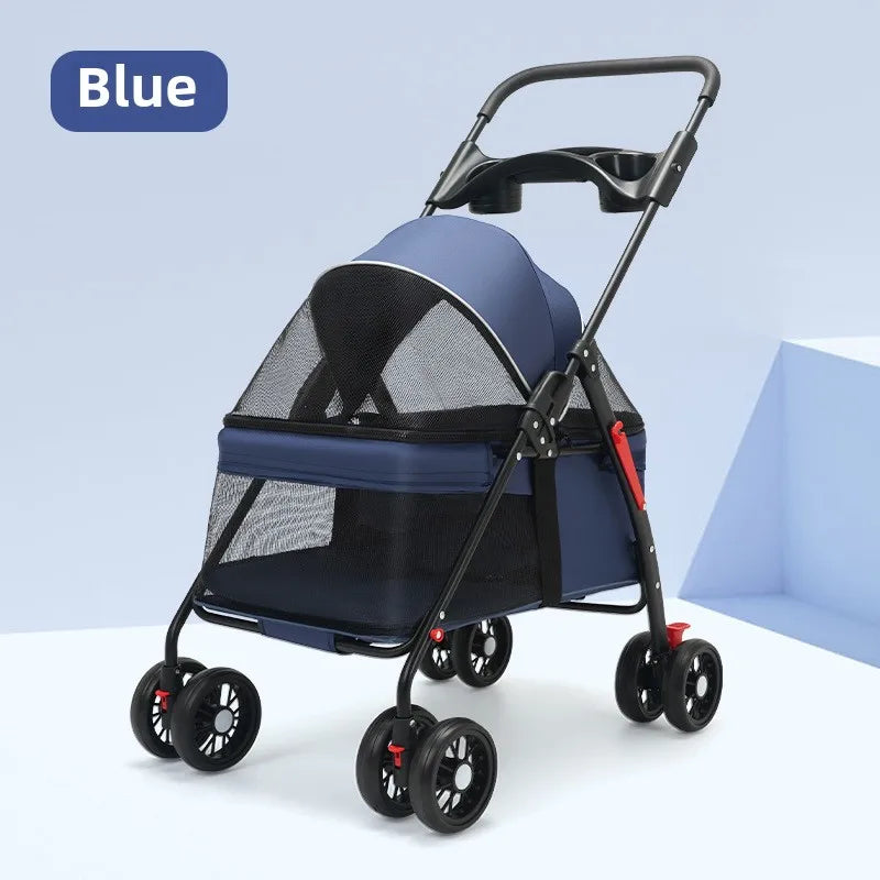 Pet Stroller – Foldable, Lightweight & Travel-Friendly