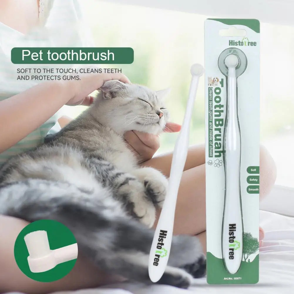 Soft-Bristled Dog & Cat Toothbrush