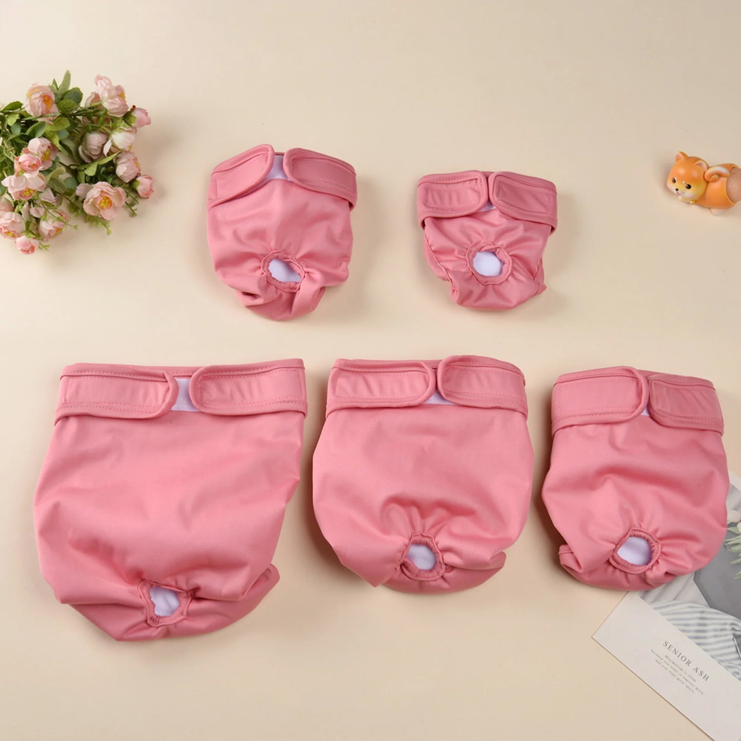 Reusable Pet Training Pants – Washable & Adjustable Pet Nappies - Bundle & Save - 15% Off When You Buy 3+