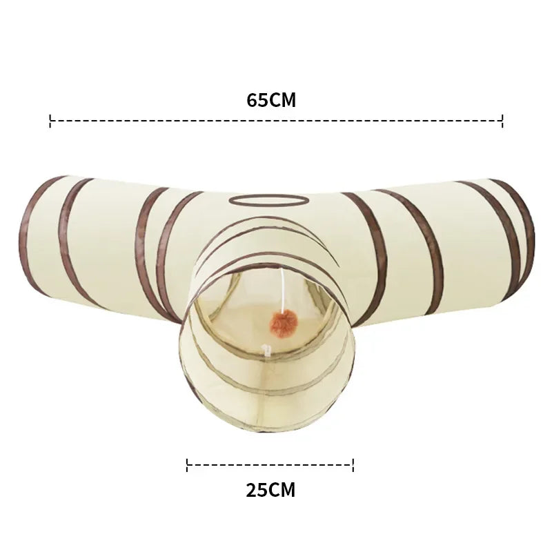 Cat Tunnel 3-Way Collapsible Play Tube