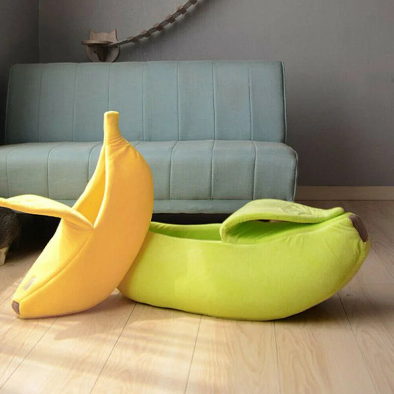Banana Cat Bed – Funny & Cozy Hideaway