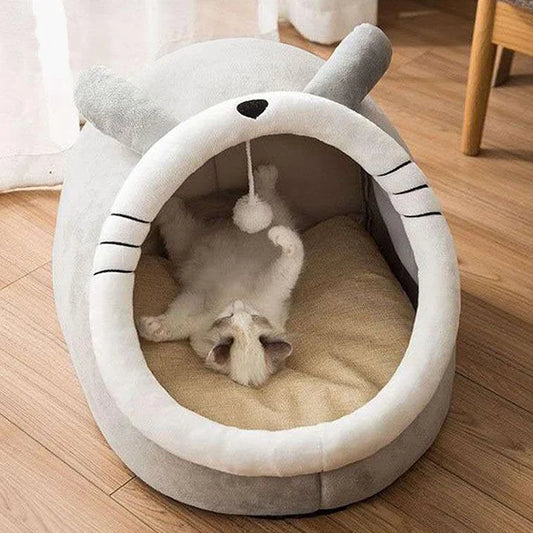 Pet Tent Cave Bed – Cozy Hideaway for Cats & Small Dogs