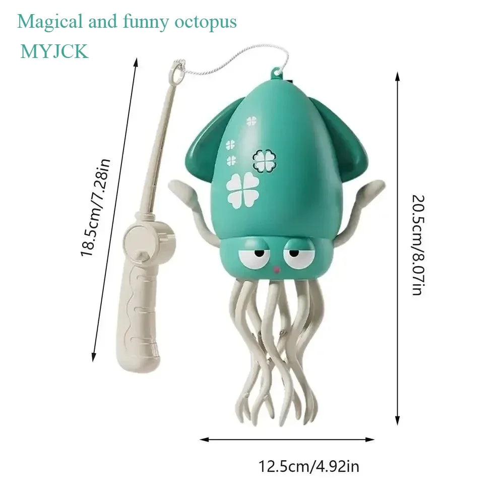 Dancing Squid Electronic Toy - Rechargeable Interactive Pet Entertainment