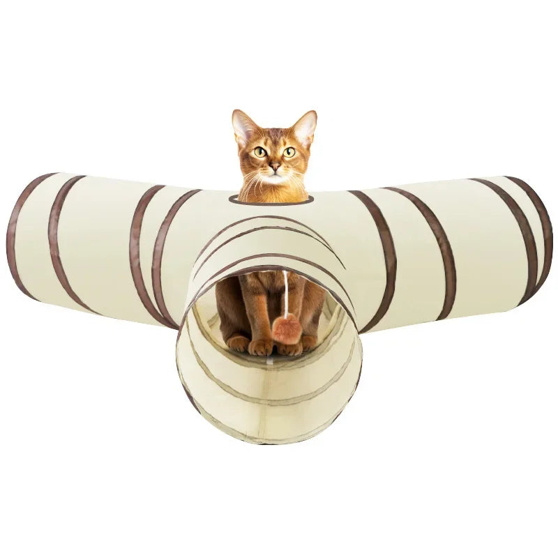 Cat Tunnel 3-Way Collapsible Play Tube