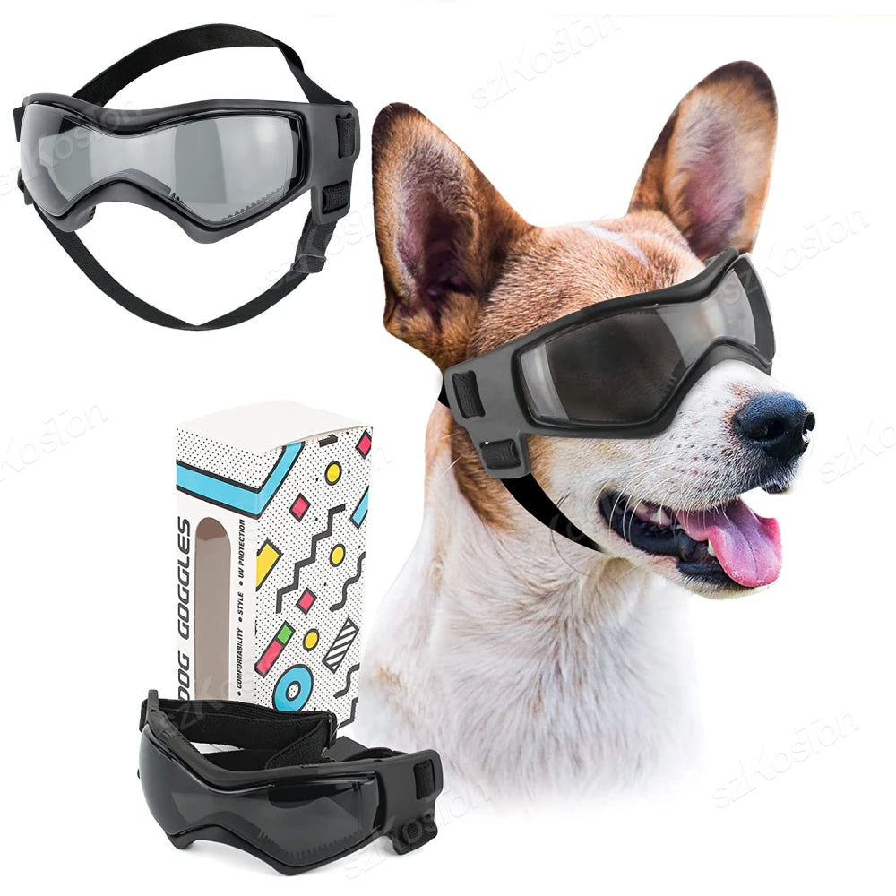 🕶️ Dog UV Protection Sunglasses – Adjustable Pet Goggles