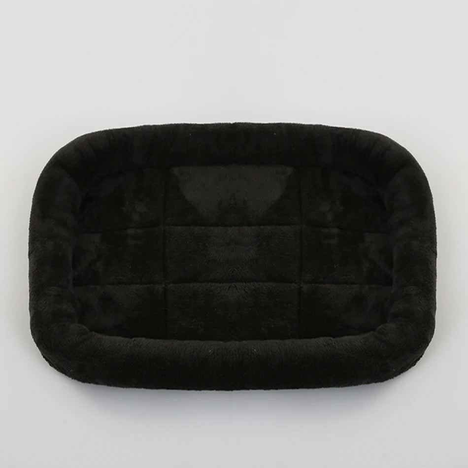 Square Plush Pet Bed – Soft & Cozy Cushion