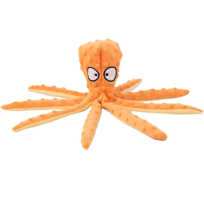 Pet Plush Octopus Chew Toy