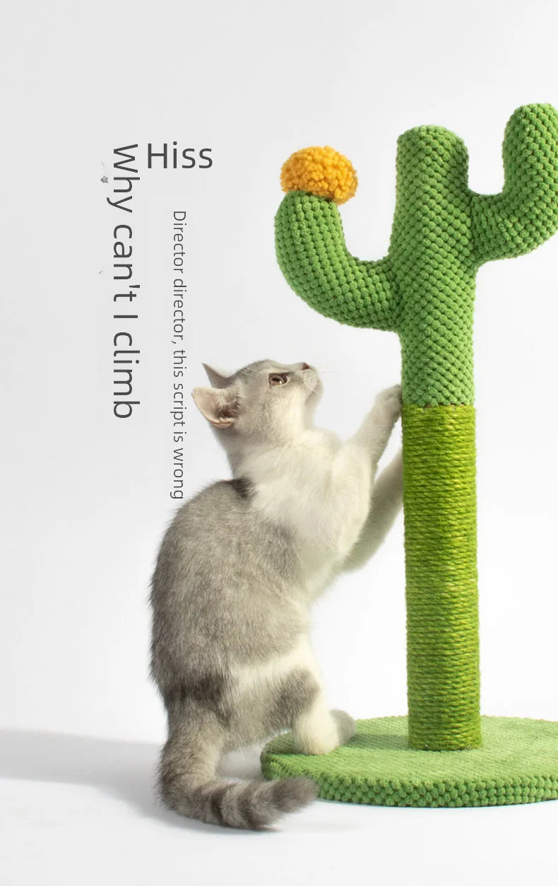 Cactus Cat Climbing Tower & Scratching Post