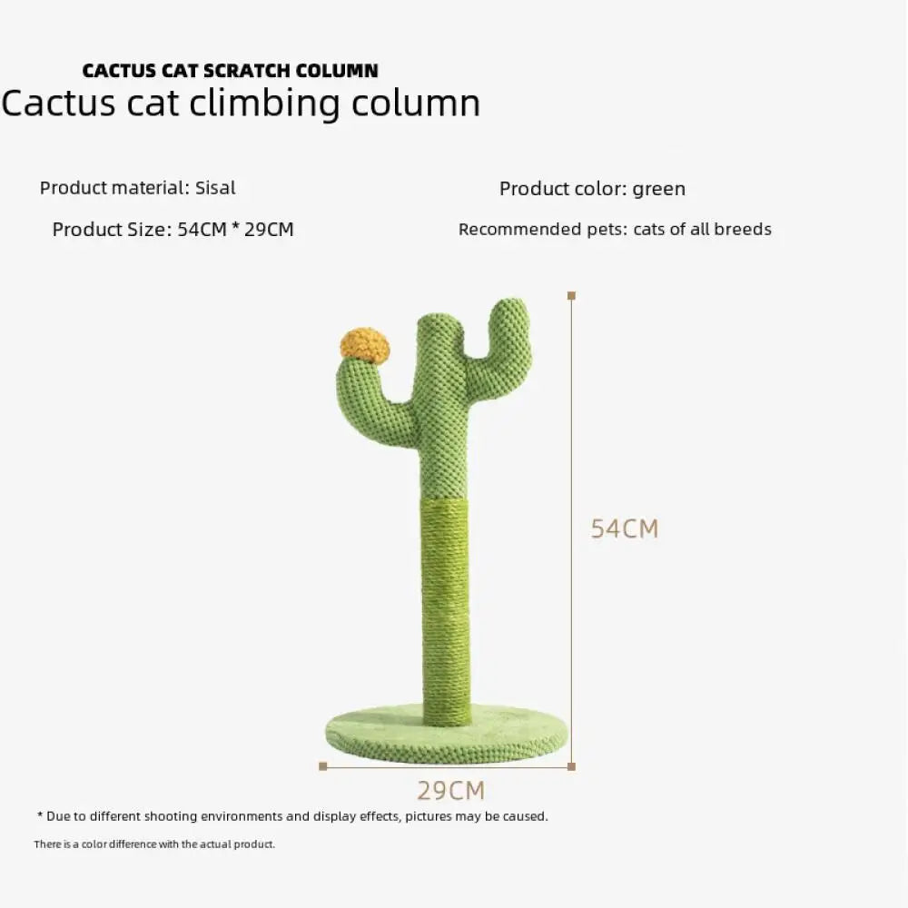 Cactus Cat Climbing Tower & Scratching Post