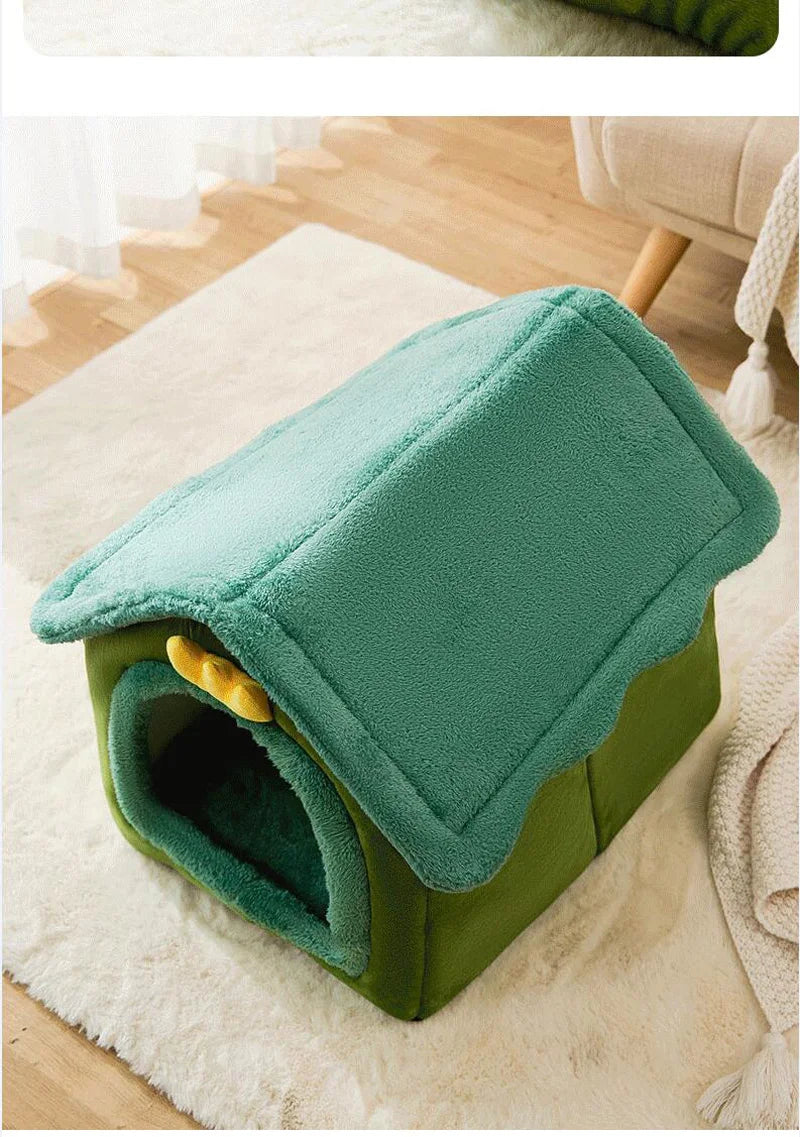 Foldable Dog House Bed
