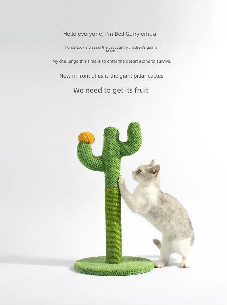 Cactus Cat Climbing Tower & Scratching Post