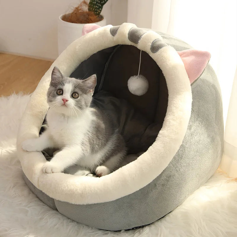 Pet Tent Cave Bed – Cozy Hideaway for Cats & Small Dogs