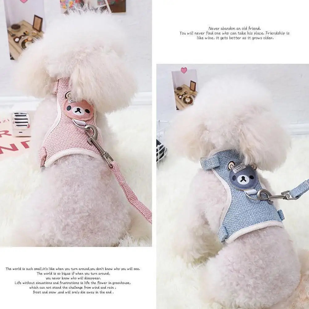 Undershirt Style Pet Leash & Harness Set