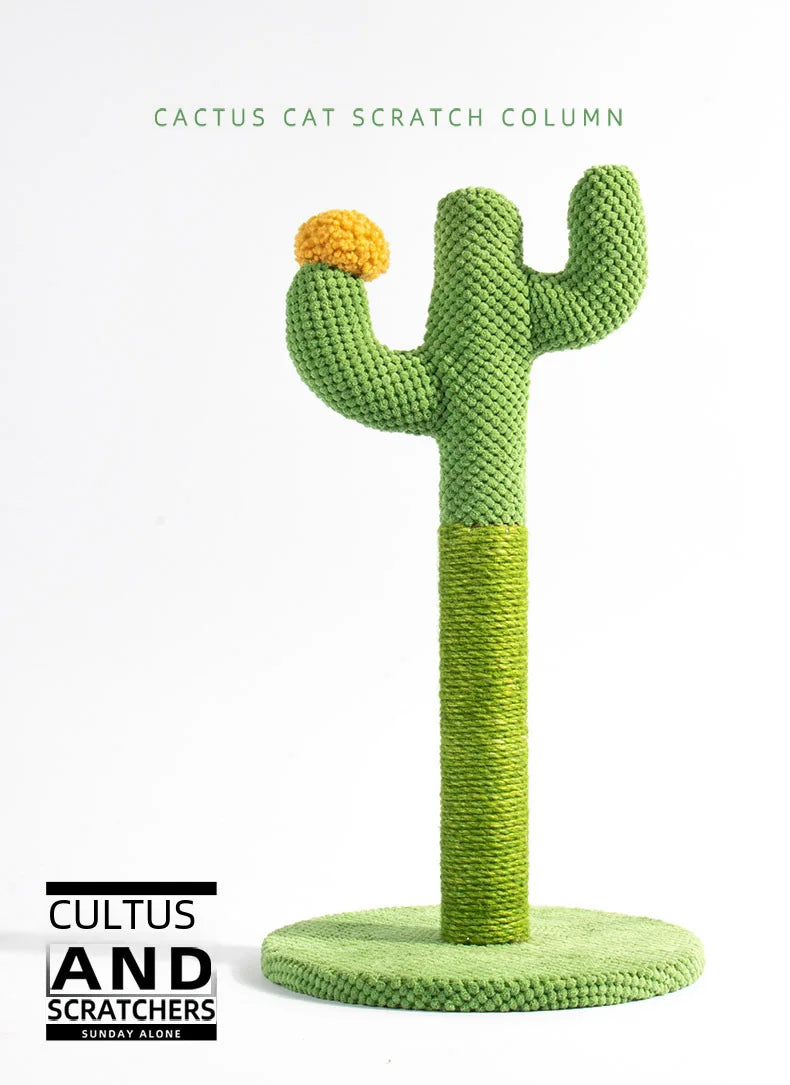 Cactus Cat Climbing Tower & Scratching Post