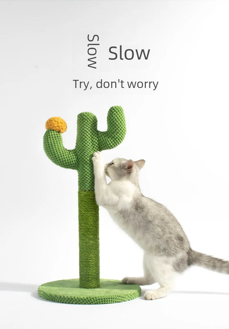 Cactus Cat Climbing Tower & Scratching Post
