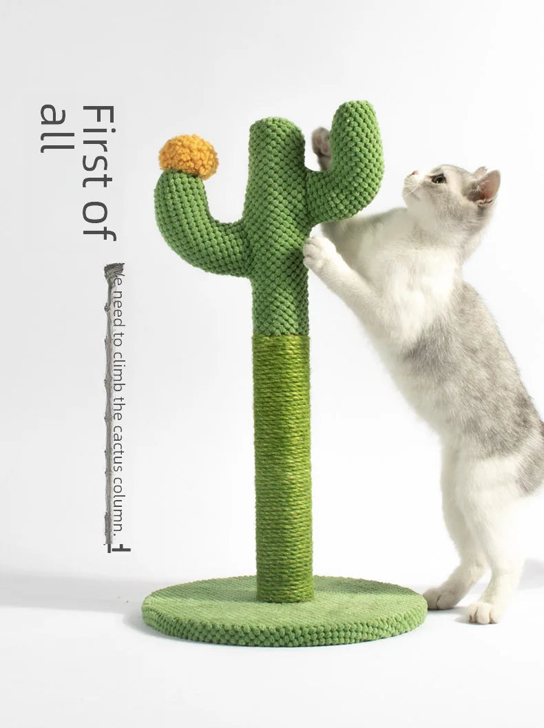 Cactus Cat Climbing Tower & Scratching Post