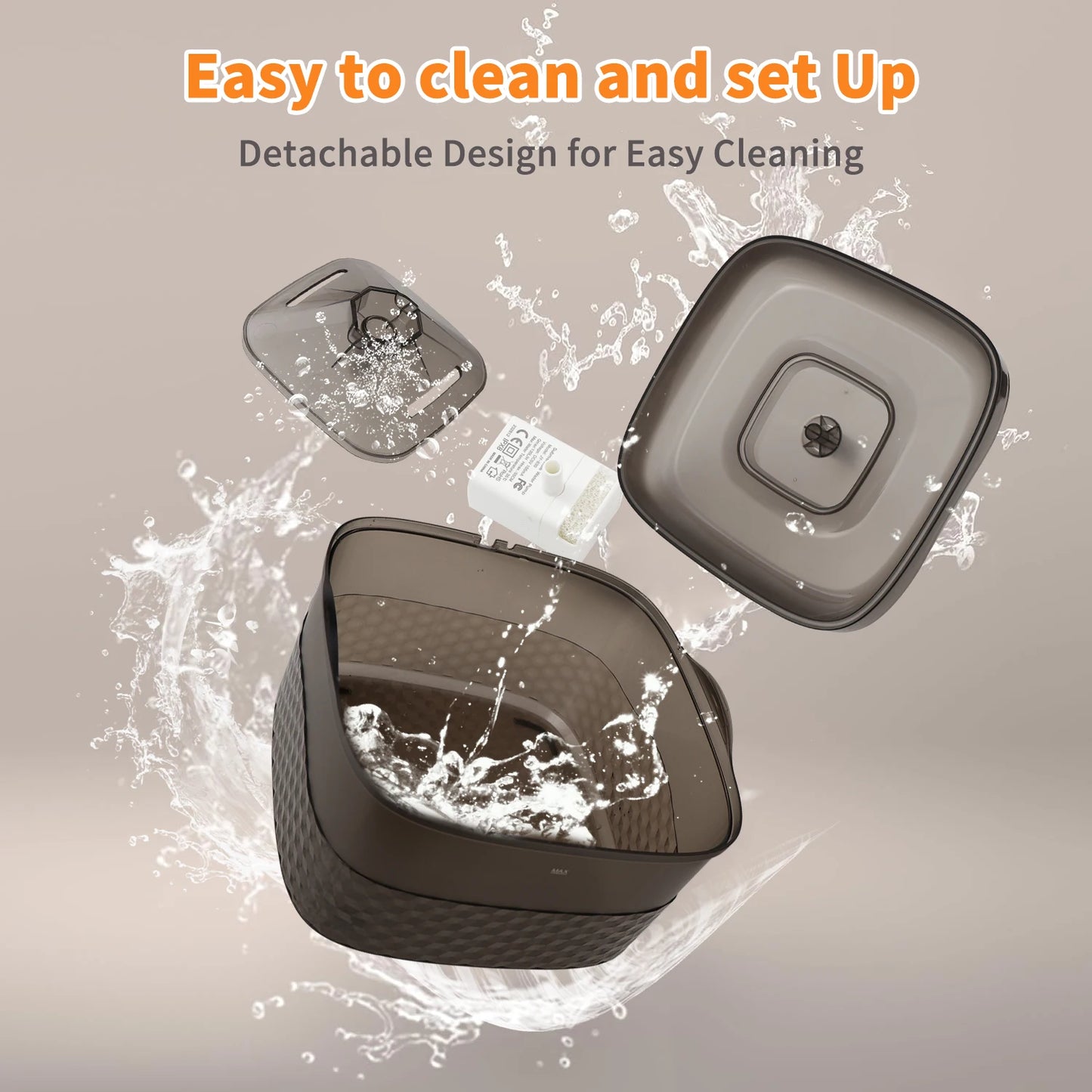 5.5L & 9L Large-Capacity Pet Water Fountain