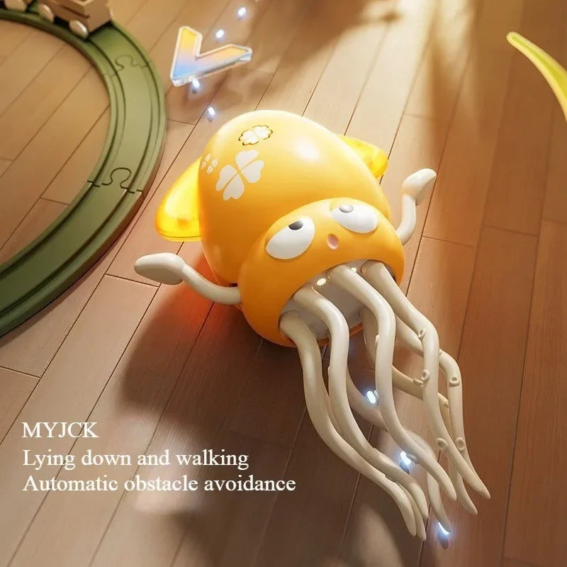 Dancing Squid Electronic Toy - Rechargeable Interactive Pet Entertainment