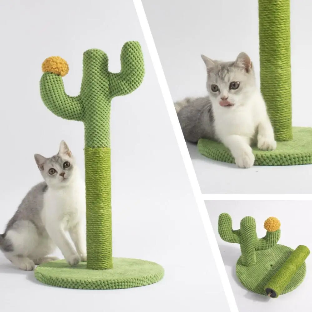 Cactus Cat Climbing Tower & Scratching Post