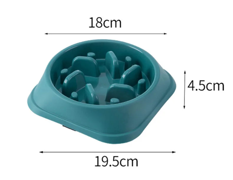 Slow Feeder Pet Bowl – Anti-Choke & Non-Slip Design