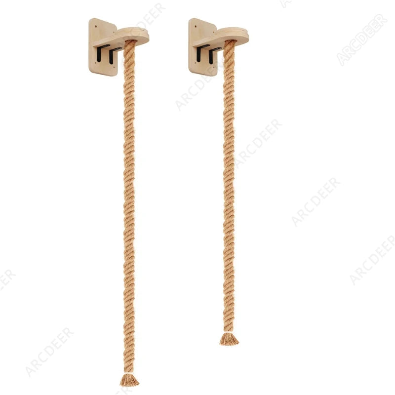 Cat Climbing Rope Tower