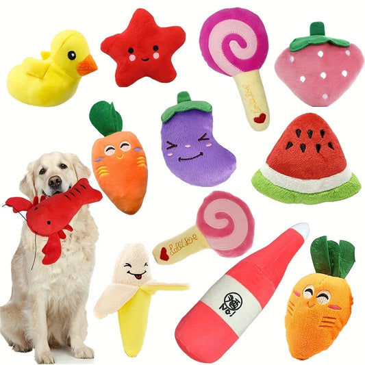 10-Piece Pet Teething Toy Set - Chew, Play & Train