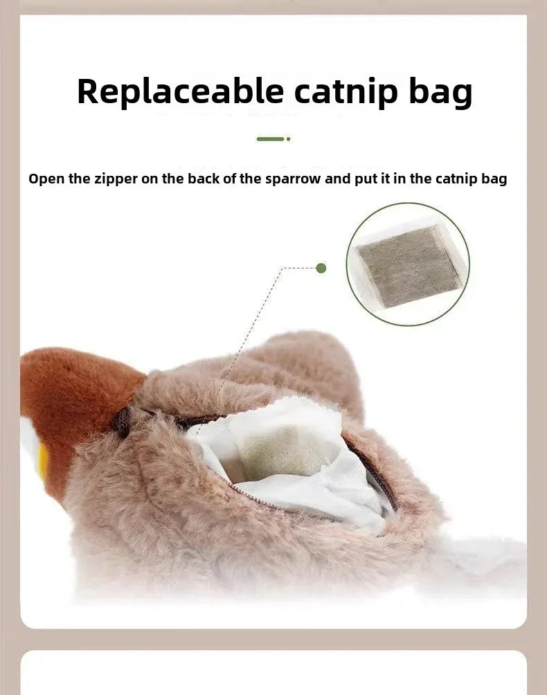 Hot Cat Interactive Electric Pat Bird Toy