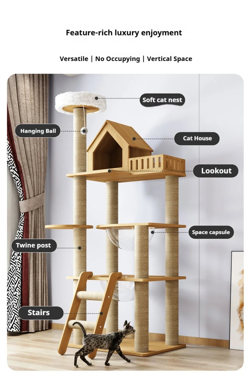 Cat Climbing Frame & Tree Tower