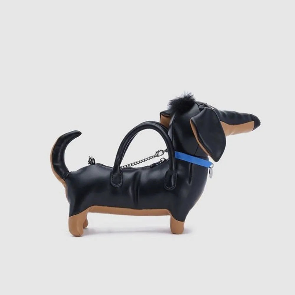 Cartoon Dachshund Dog Handbag