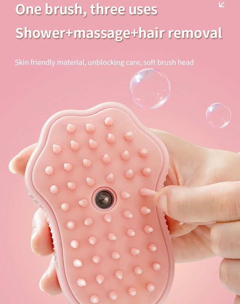 3-in-1 Pet Grooming Brush - Steam, Massage & Hair Removal