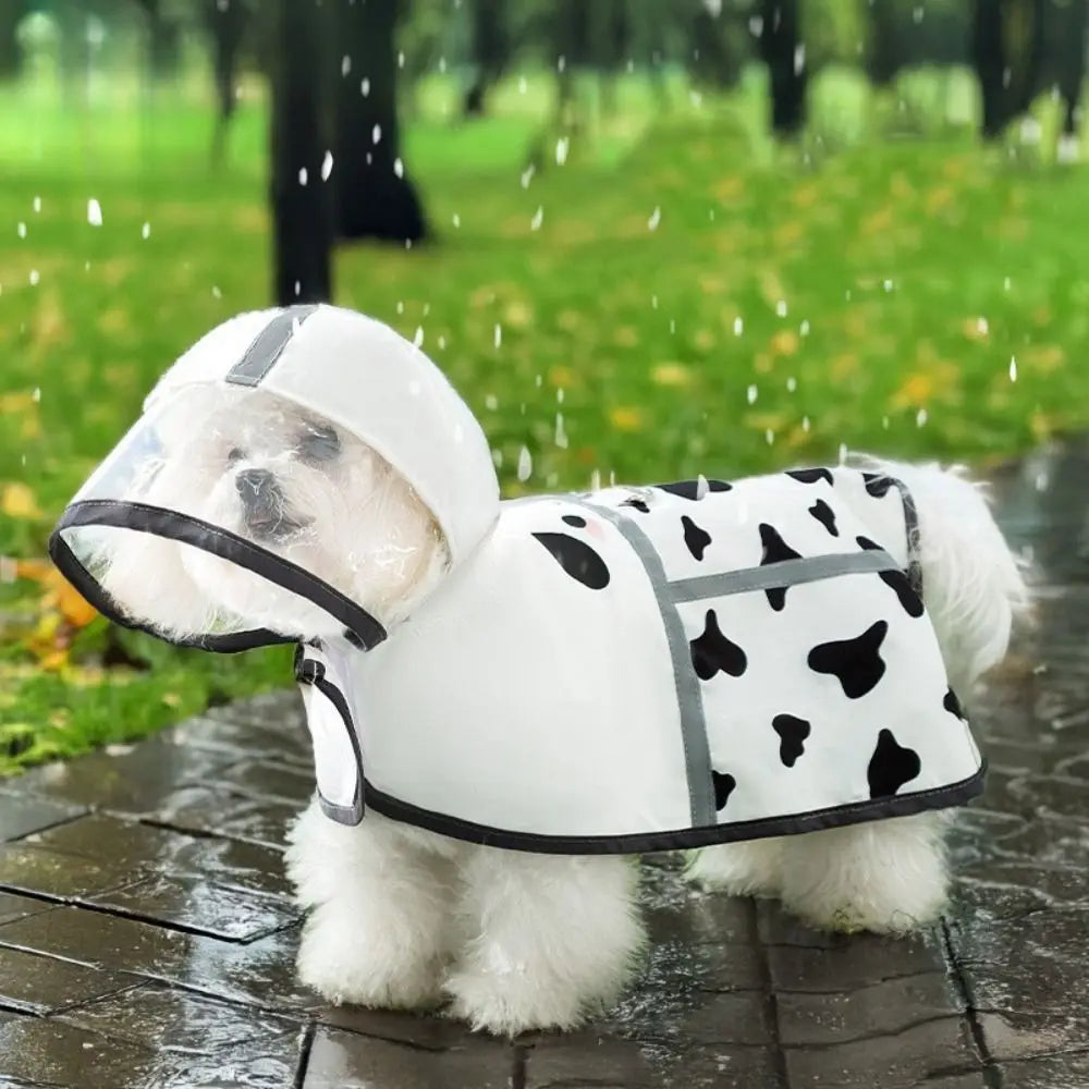 Cartoon Dog Raincoat – Waterproof & Reflective