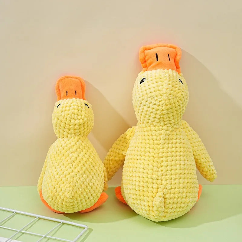 Pet Plush Duck Chew Toy