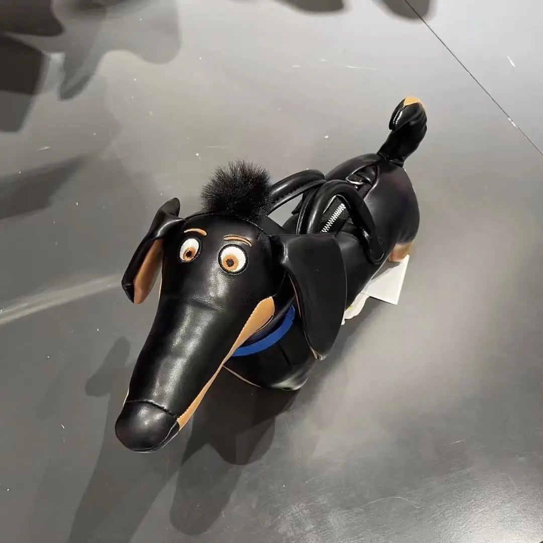 Cartoon Dachshund Dog Handbag