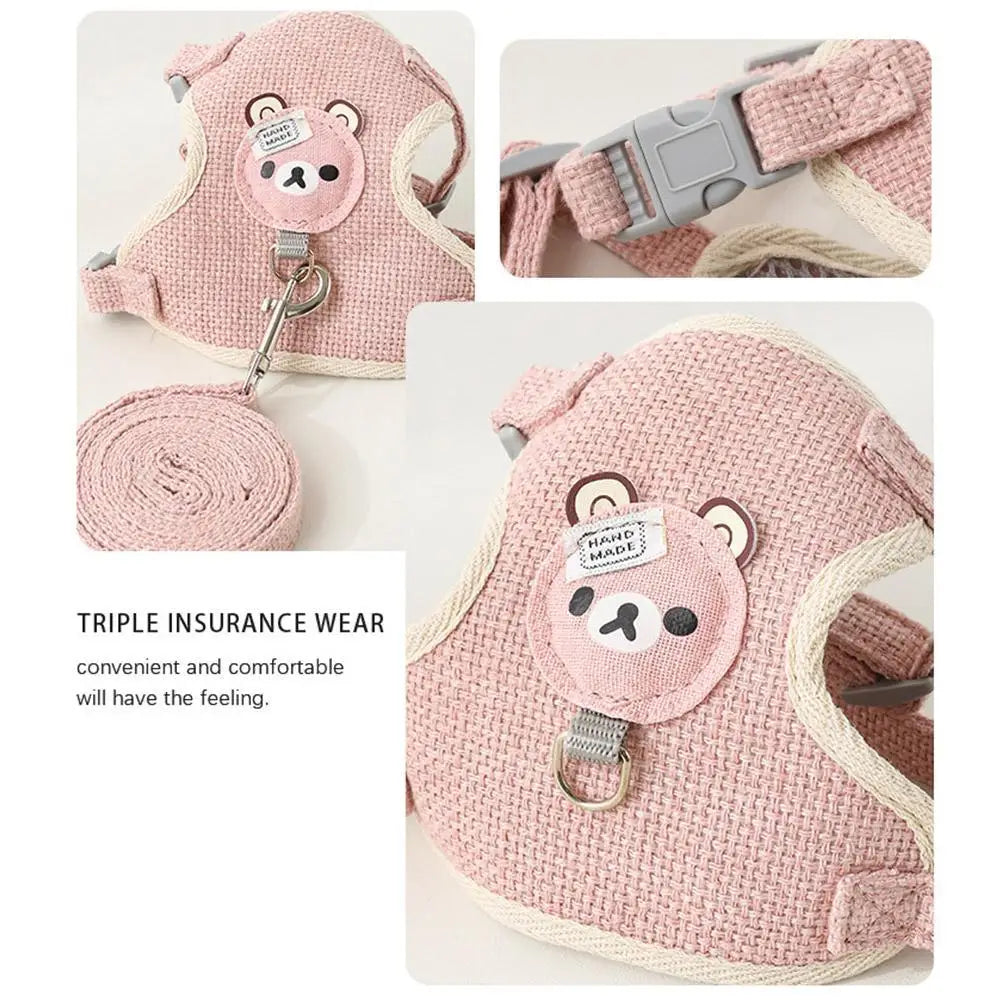 Undershirt Style Pet Leash & Harness Set