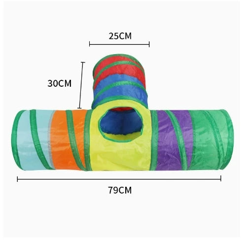 Cat Tunnel 3-Way Collapsible Play Tube