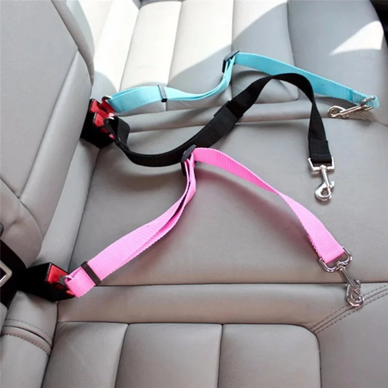 Adjustable Dog Car Seat Belt Harness Clip 🚗🐾